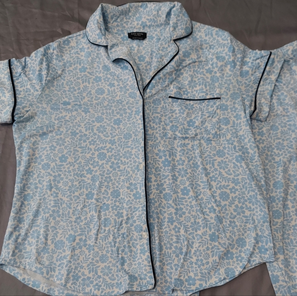 Kate Spade Cropped Pajama Set Womens M - Picture 3 of 11
